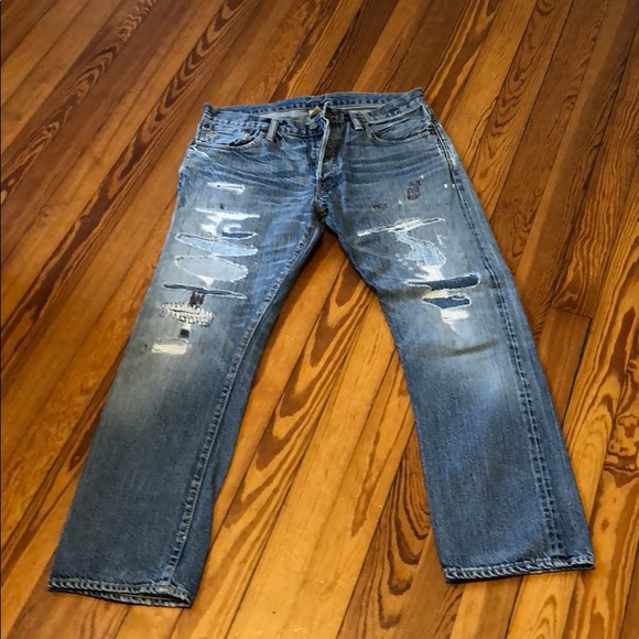 Double Denim - Double RL Boy Fit Sledge Denim. 28” Waist.